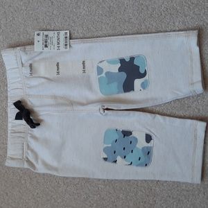 3 for $30. Oatmeal color pants with knee patches